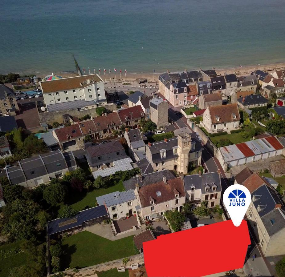 Villa Juno - Saint-Aubin-Sur-Mer - Cote De Nacre - Normandie - Plage Debarquement Exteriör bild